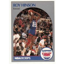 1990-91 Hoops Roy Hinson basketball card #198 - Nets