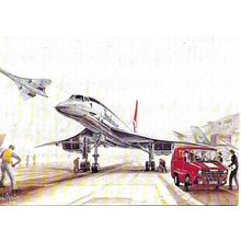 Postal CONCORDE Postcard (Post Office SWPR15d)