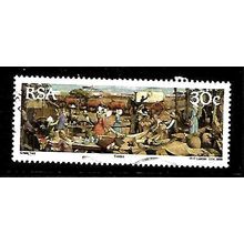 SOUTH AFRICA 1988 30c EXODUS TAPESTRY SG 674 FINE USED#