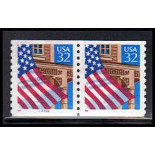 Used 2913 32c U.S. Flag Over Porch Very Fine CNP Left 22322 PA1723