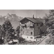 Leysin Hotel La Primevere Kat. Leysin Real Photo Postcard