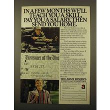 1975 U.S. Army Reserve Ad - Teach You a Skill