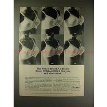 1975 Sears Tricot Ah-h Bra Ad, From 32B to 42DD it Fits