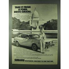 1979 Subaru Car Ad - Take it From a Ford