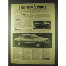 1979 Subaru Front Wheel & Four Wheel Drive Saloon Ad