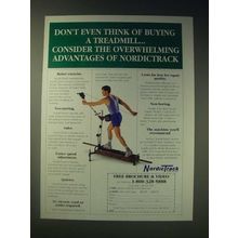 1989 NordicTrack Exercise Machine Ad - Don't even think of buying a treadmill