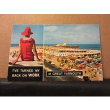 multiview, GREAT YARMOUTH, NORFOLK used postcard by Constance . 1969 pm =