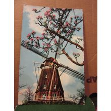 SPRINGTIME IN HOLLAND. unused postcard RP =
