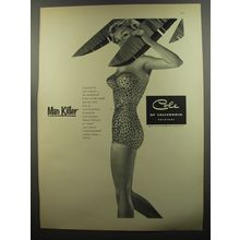 1953 Cole of California Swimsuit by Margit Fellegi Advertisement - Man Killer