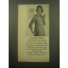 1959 Bonwitt Teller Ma Mere Maternity Dress Ad - Watchful Waiting