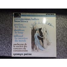 Contemporary Ballets From France - Pretre HMV 1st W/G (ASD496) 1962 (LP) - EX