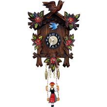 0126-6SQ - Engstler Battery-operated Clock - Mini Size with Music/Chimes - 6....