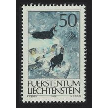 Liechtenstein Chamois at Rappenstein 1986 MNH SG#901 Sc#850