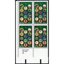 2251, Mint NH 22¢ - Heavily Over Inked Zip Block Error - Stuart Katz