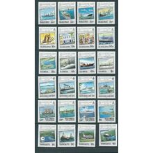 omnibus lloyd,s list full collection of 16 sets mnh 1985 ships maritime 3 scan