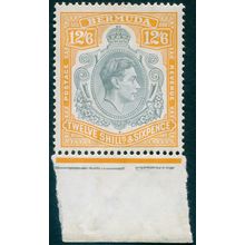Bermuda 1937 12s 6d grey & brownish orange SG120a MNH