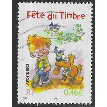 FRA 2002 46c 'STAMP DAY' FINE USED (EBID56-832)