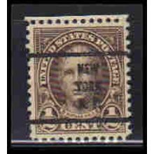 Used 653 1/2c Nathan Hale Fine PreCnx KA6934