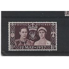 GB.1937 Coronation stamp.Mounted Mint.Jul25b