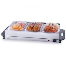 Electric Buffet Server & Food Warmer, 25.6" x 15" Portable Stainless Steel C...