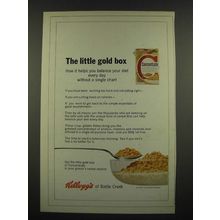 1967 Kellogg's Concentrate Cereal Ad - The Little Gold Box