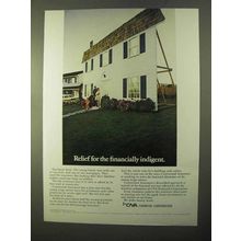 1970 CNA Financial Corporation Ad, Financially Indigent