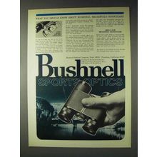 1972 Bushnell Broadfield Binoculars Ad - Should Know