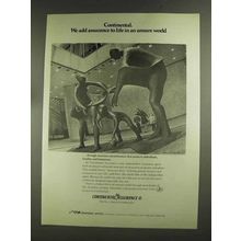 1972 Continental Assurance Ad - Unsure World