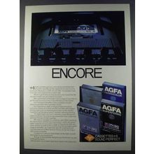 1980 Agfa Cassettes Ad - Encore