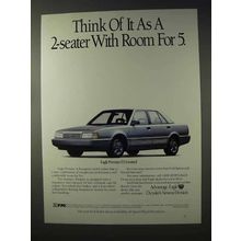 1990 Eagle Premier ES Limited Car Ad - Room for 5