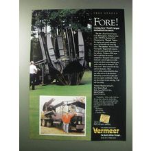 1991 Vermeer Tree Spade Ad - Fore! Coming thru!