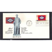 FDC Fleetwood 1657 13c Arkansas (Cachet-U/A) CV39219