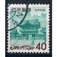 Japan 1966 SG1056 j42 Yomei Gate 40y Used Stamp