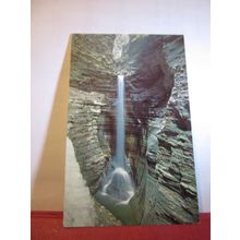 CAVERN CASCADE, WATKINS GLEN STATE PARK, NEW YORK, USA used postcard 1969 pm =