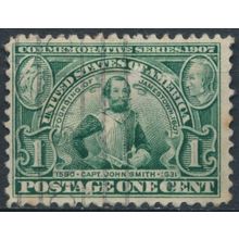 Jamestown Exposition Issue: 1c - USA 1907 - FH - Sc 328