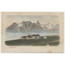 Norway Lyngenfjord undivided back RPPC Ranums 4