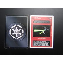 Star Wars 1995 Premiere Decipher CCG W/B Card Dark Maneuvers DS