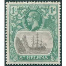 St Helena 1922 1d. grey & green SG98 unused