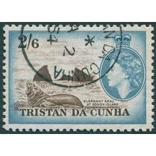 Tristan da Cunha 1954 2s.6d. deep brown & light blue SG25 used