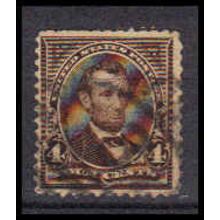 Used 269 4c Abraham Lincoln Just Clears RA1373