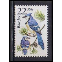 2318 22c Blue Jay Fine MNH V3926