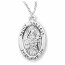 St. Therese Sterling Silver Necklace