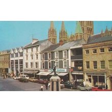 Truro Currys Electrical Store Abbey National Building Society Shop 70s Postcard