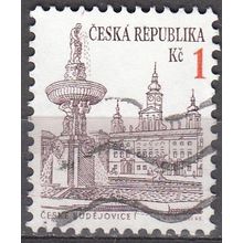 Ceska Republika 1993 Michel 12 O Cote (2009) 0.10 € Vue de Ceske Budejovice