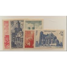 France Stamps Scott #B213 To B217, Mint Hinged