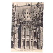 PALAIS DE JUSTICE,ROUEN, France vintage unused postcard early 20th c.(A) =