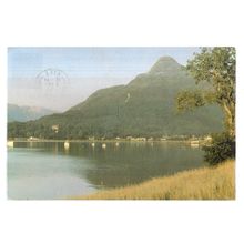 PAP OF GLENCOE AND LOCH LEVEN used postcard 1982 postmark #