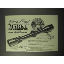 1975 Swift Mark I Riflescope Ad - Sure Fire!