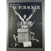 1980 IBM Computers Ad - Mikhail Baryshnikov Nutcracker