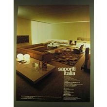 1980 Saporiti Italia Ad - Sofa Resting, Armchair